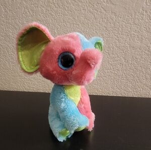 2014 Ty Beannie Babies Elfie 6-7" Colorful Elephant